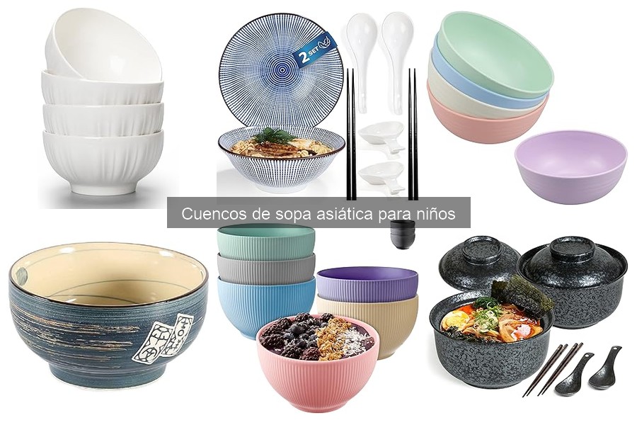 Dónde comprar cuencos de sopa asiática para niños