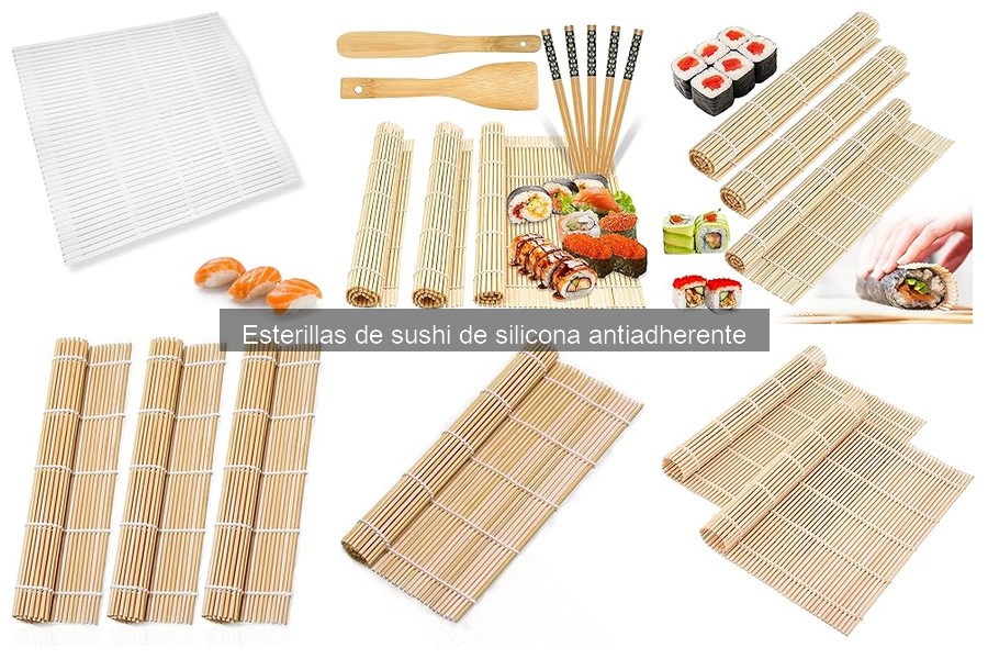 ** Dónde comprar esterillas de sushi de silicona antiadherente