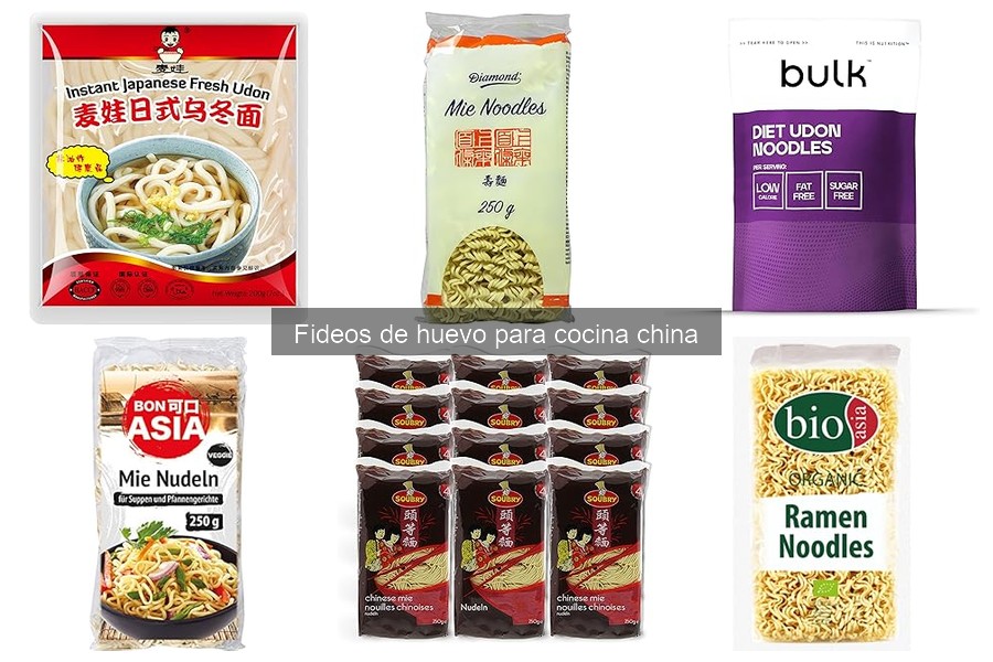 Dónde comprar fideos de huevo online: mejores opciones