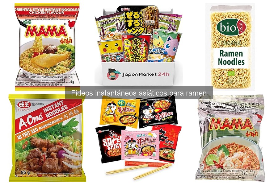 Dónde comprar fideos instantáneos asiáticos a buen precio