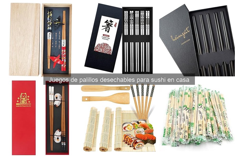 Dónde Comprar Palillos Desechables para Sushi en Casa