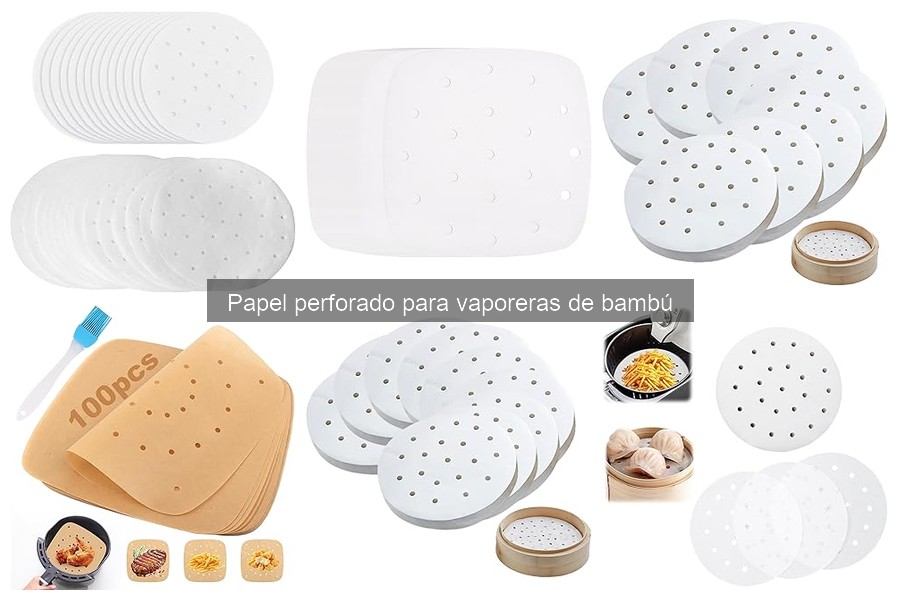 ¿Dónde comprar papel perforado para vaporeras de bambú?