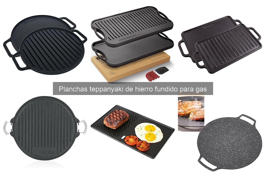Dónde comprar planchas teppanyaki de hierro fundido para gas