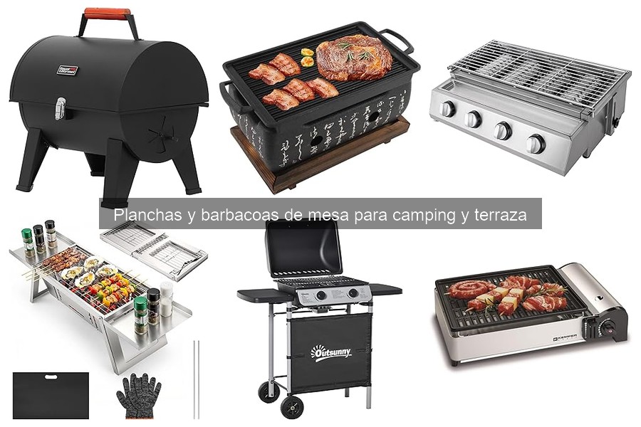 Dónde comprar planchas y barbacoas de mesa para camping