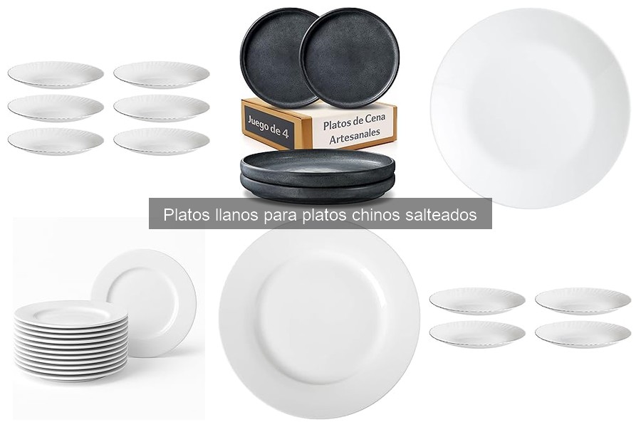 Dónde comprar platos llanos para cocina china a buen precio