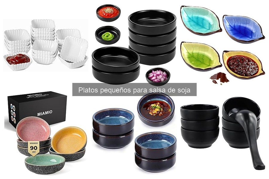 Dónde comprar platos pequeños para salsa de soja: precios y opciones
