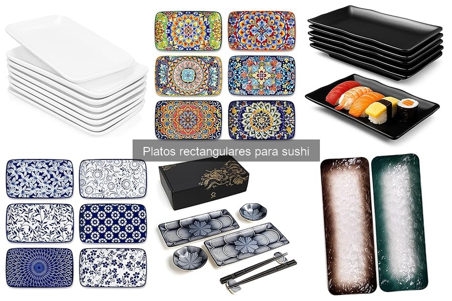 Dónde comprar platos rectangulares para sushi a buen precio