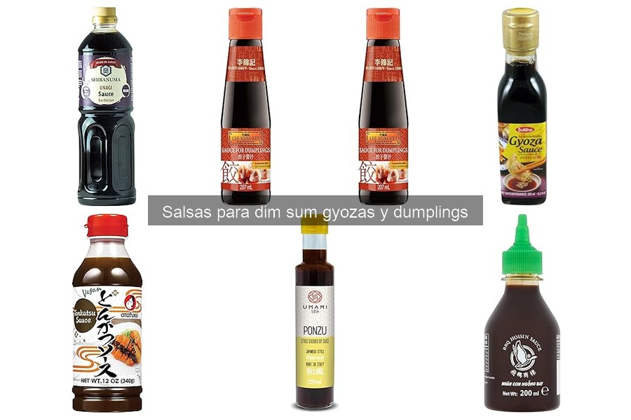 Dónde comprar salsas para dim sum, gyozas y dumplings