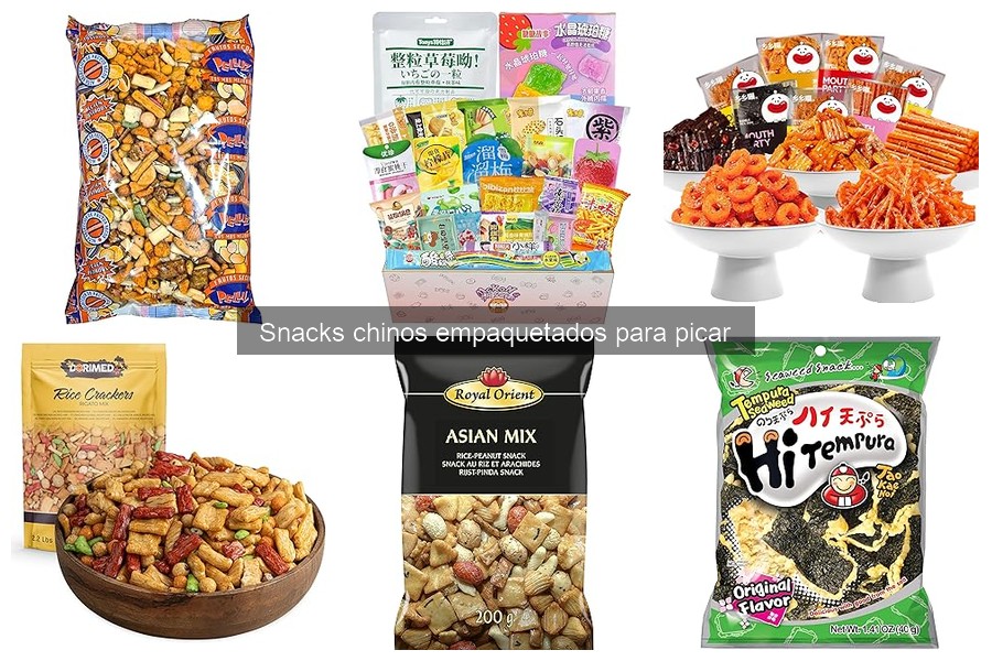 Dónde comprar snacks chinos empaquetados: mejores opciones