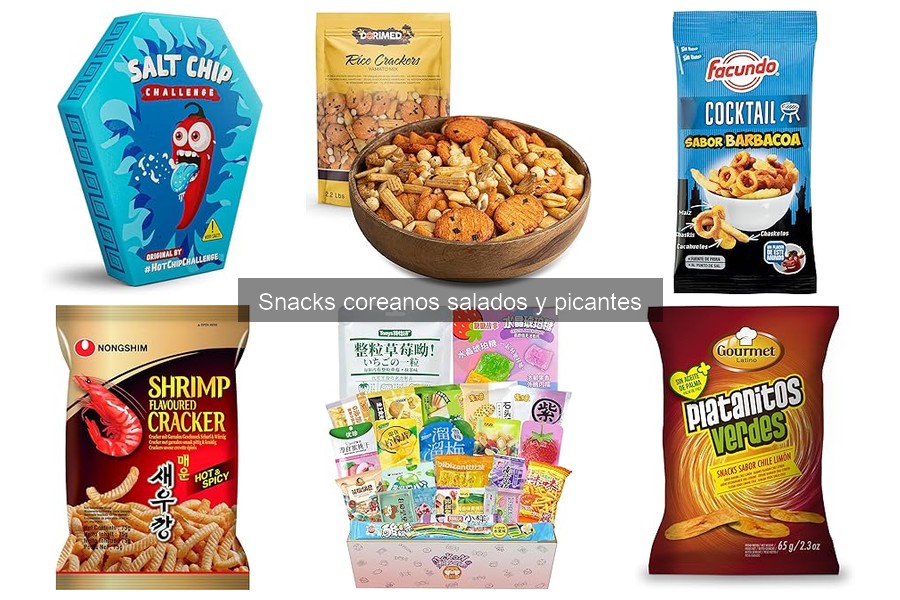 Dónde comprar snacks coreanos salados y picantes online