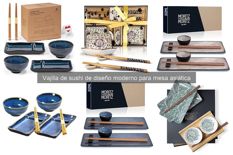 Dónde comprar vajilla de sushi de diseño moderno