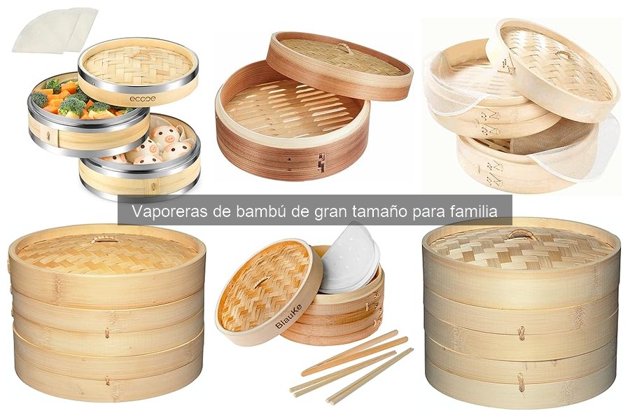 Dónde comprar vaporera de bambú de gran tamaño online