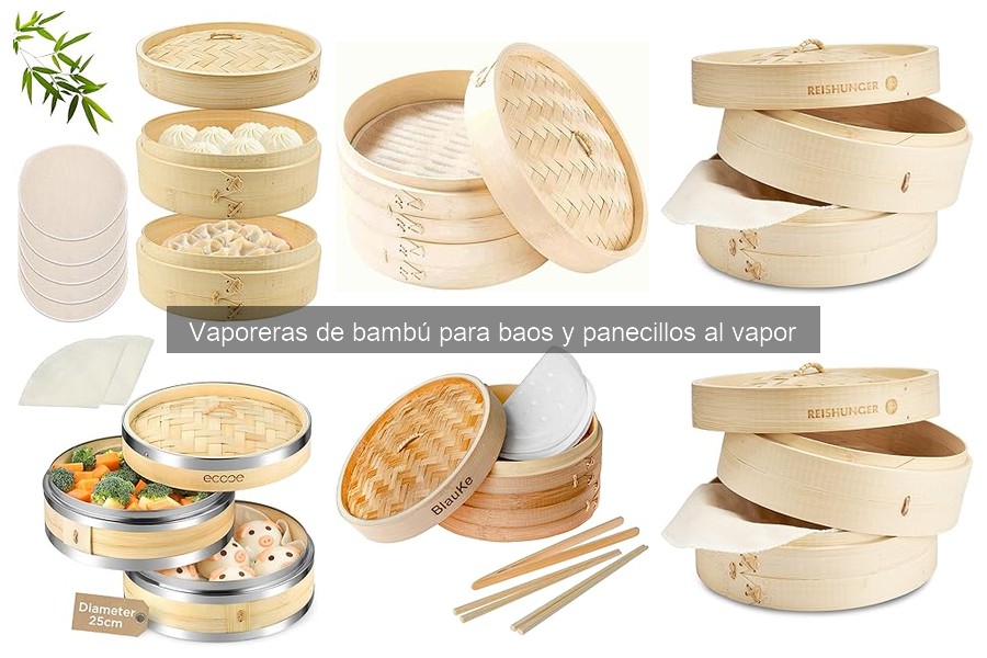 Dónde comprar vaporeras de bambú para baos y panecillos