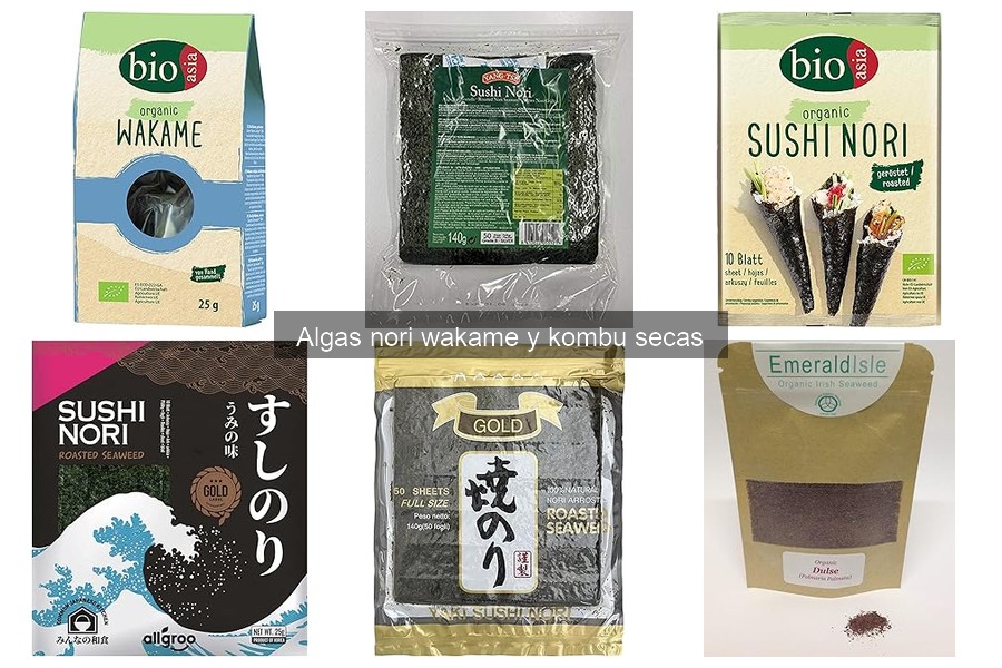 Errores comunes al cocinar con algas nori, wakame y kombu
