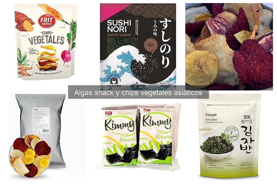 Errores comunes al consumir algas snacks y chips vegetales