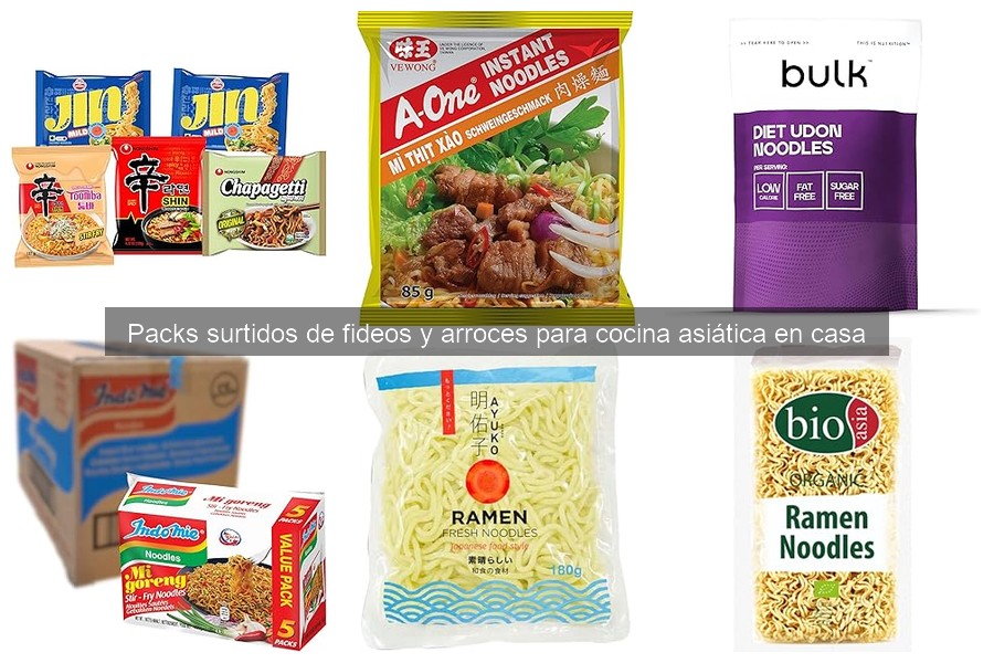Errores comunes al elegir packs de fideos y arroces