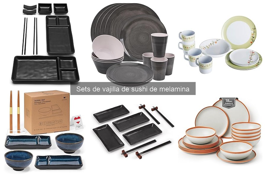 Errores comunes al elegir sets de vajilla de sushi de melamina