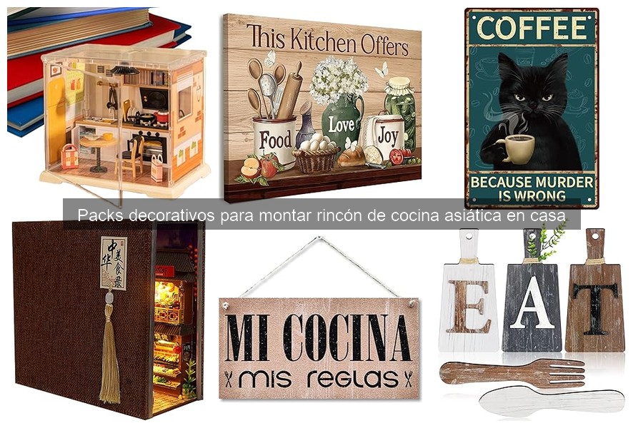 Errores comunes al montar packs decorativos de cocina asiática