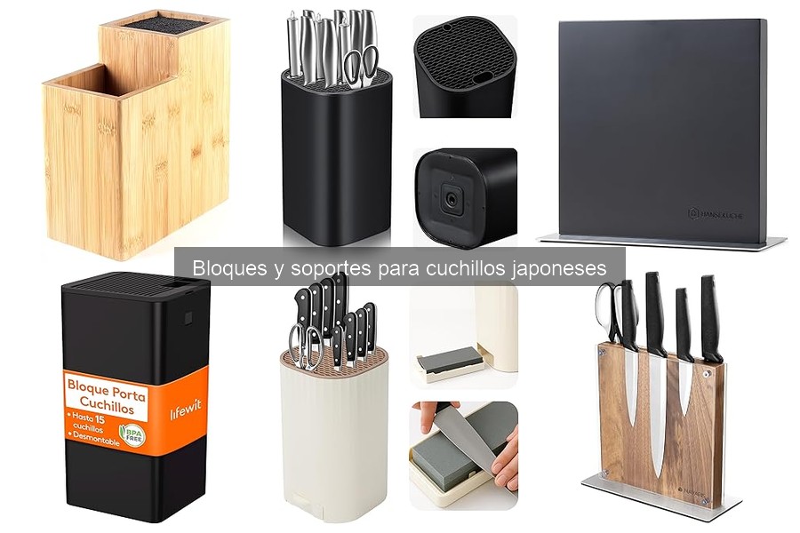 Errores comunes al usar bloques para cuchillos japoneses