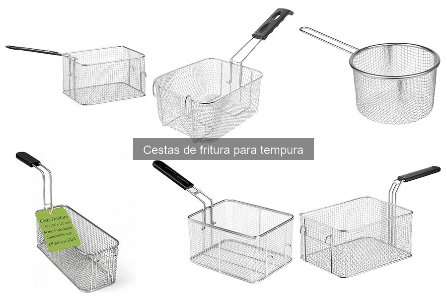 Errores comunes al usar cestas de fritura para tempura
