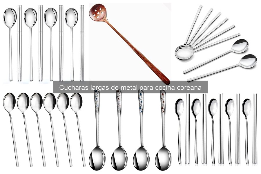 Errores comunes al usar cucharas largas de metal en cocina coreana