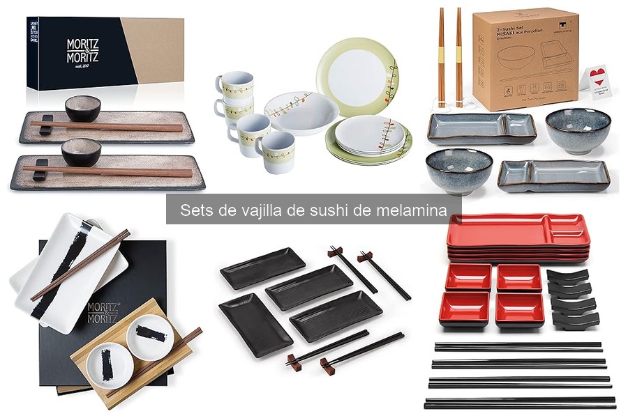 Errores comunes al usar sets de vajilla de sushi de melamina