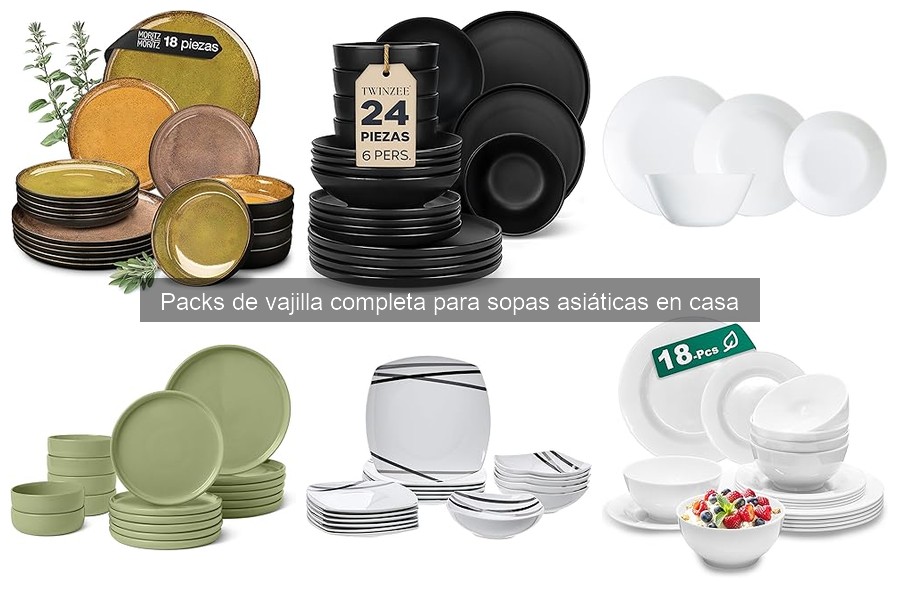 Errores comunes al usar vajilla para sopas asiáticas