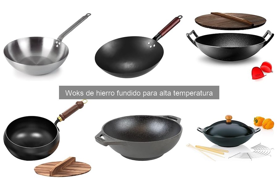 ¿Es seguro usar un wok de hierro fundido en cocinas de inducción?
