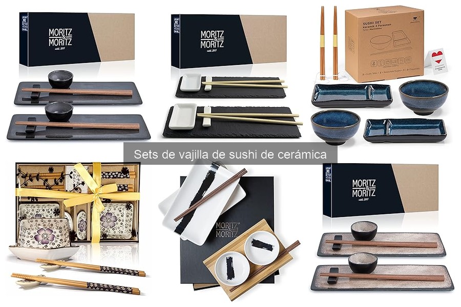 Estilos de vajilla de sushi de cerámica y su significado