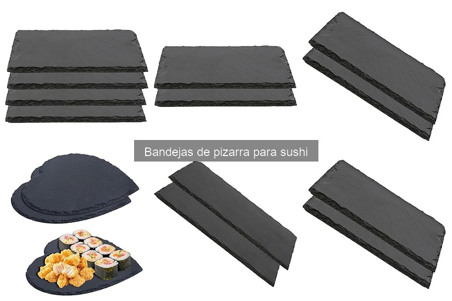 Guía de compra de bandejas de pizarra para sushi