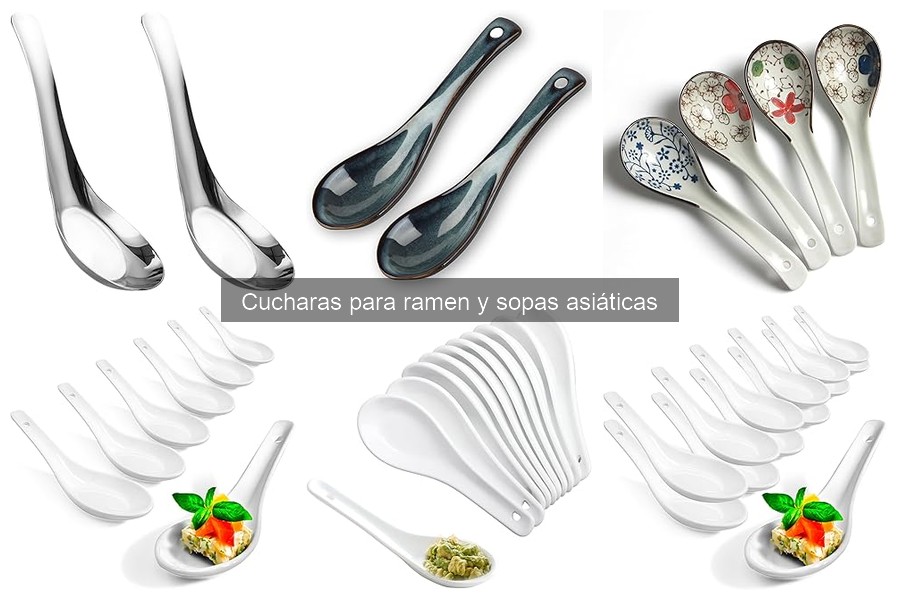Guía de compra de cucharas para ramen asiático