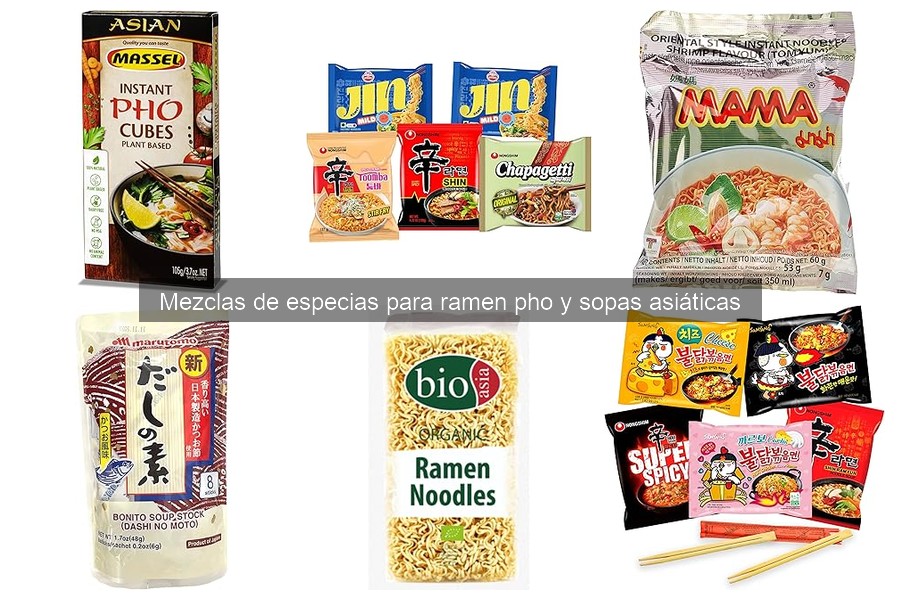 Guía de compra de mezclas de especias para ramen y pho