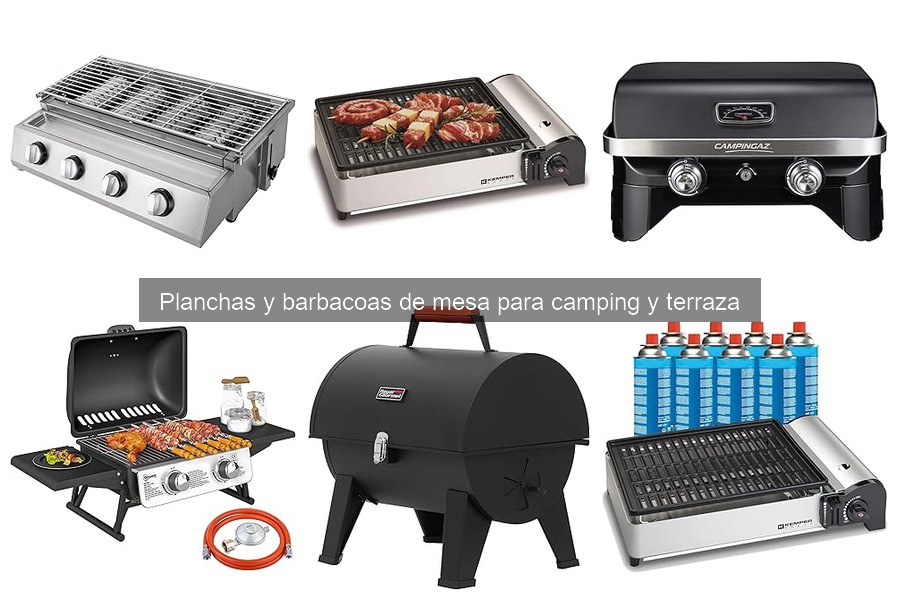Guía de compra de planchas y barbacoas de mesa para camping