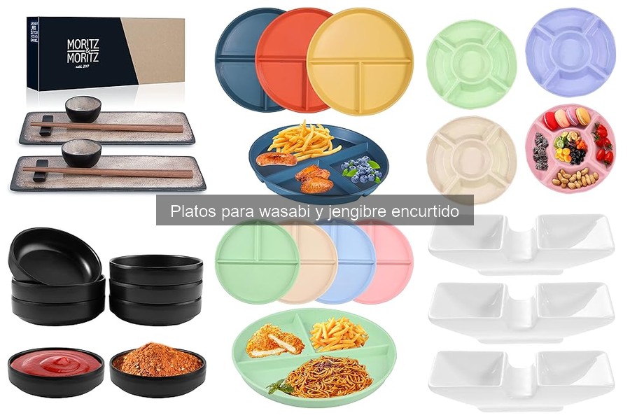 Guía de compra de platos para wasabi y jengibre encurtido
