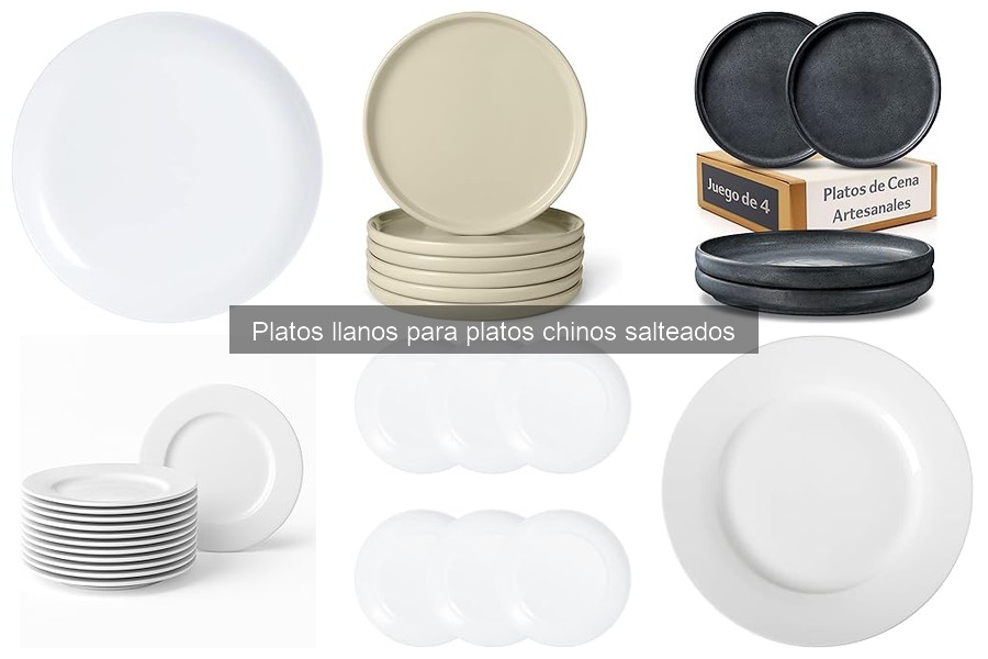 Guía de compra: Platos llanos ideales para platos chinos