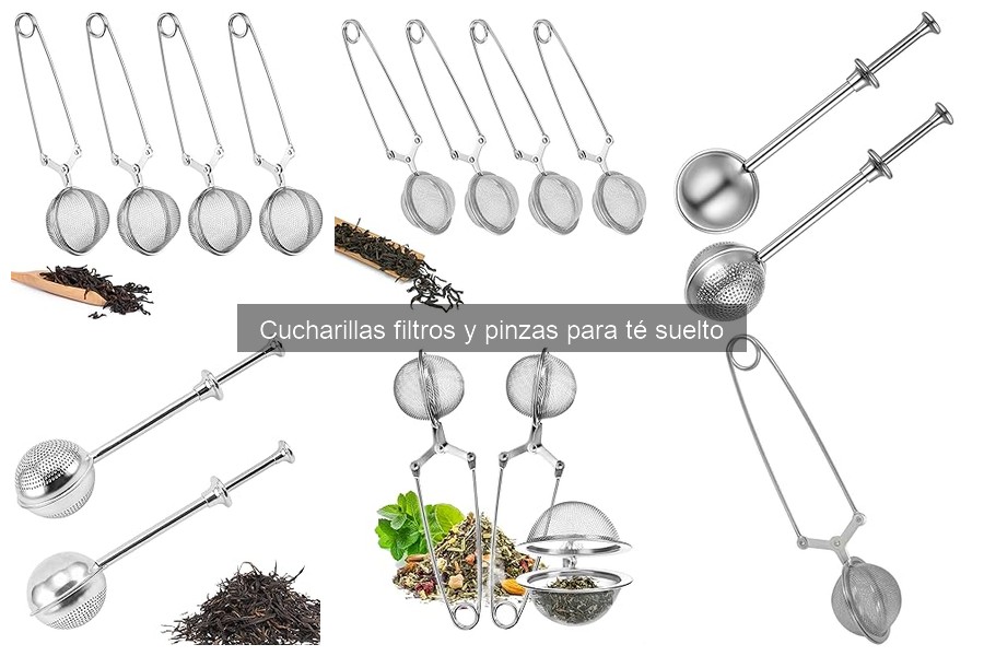 Guía para almacenar cucharillas y filtros de té suelto
