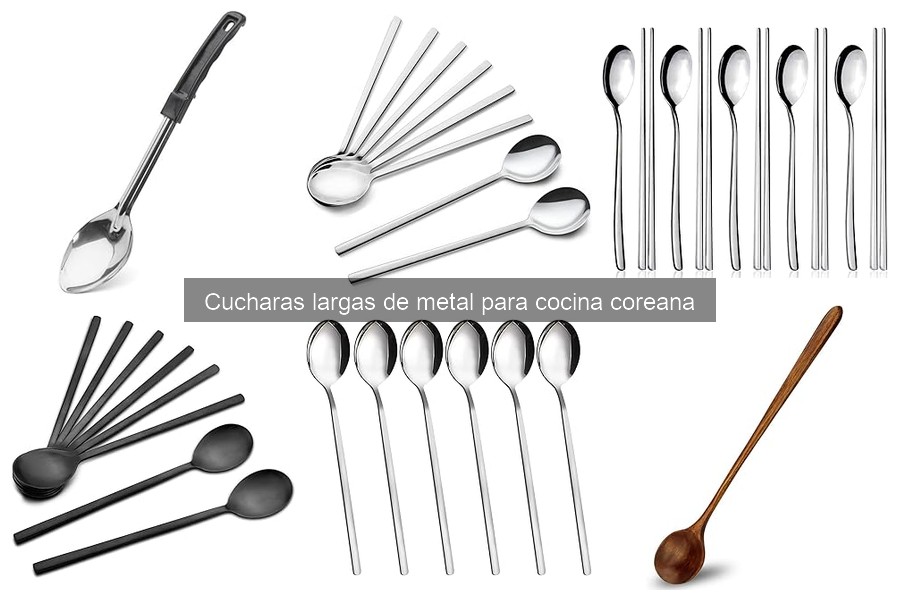 Guía para Elegir Cucharas Largas de Metal para Cocina Coreana