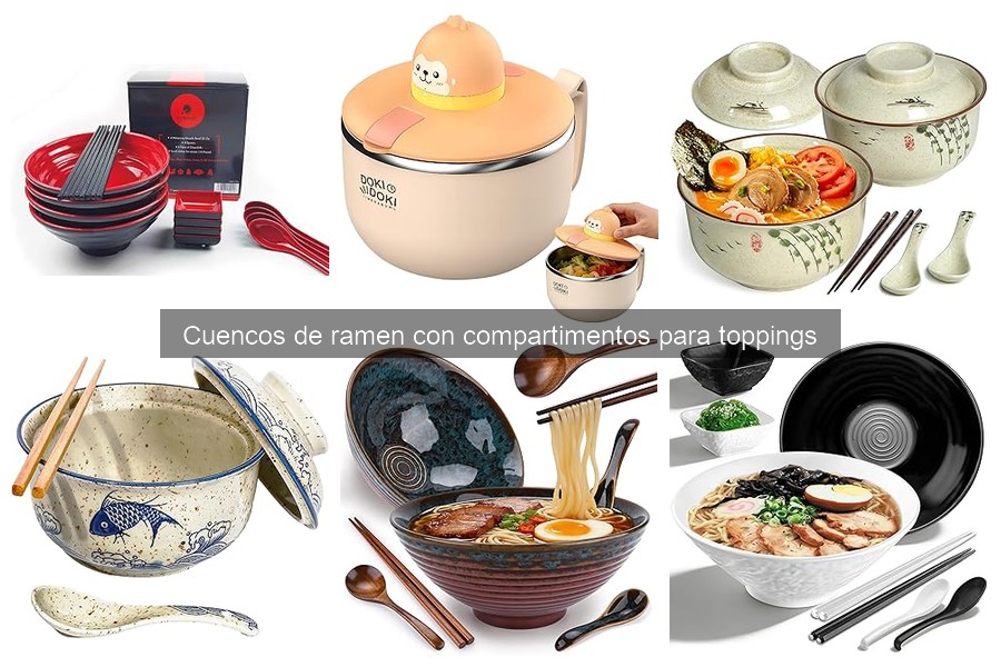 Guía para elegir el mejor cuenco de ramen con compartimentos