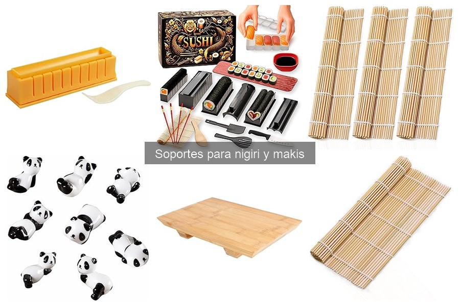 Guía para elegir el mejor soporte para nigiri y makis