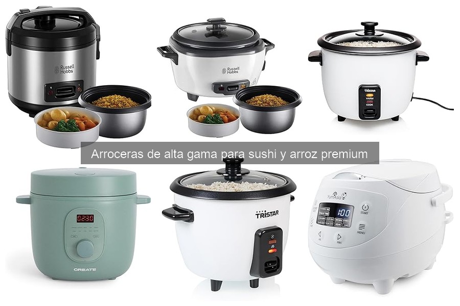 Guía para elegir la mejor arrocera premium para sushi