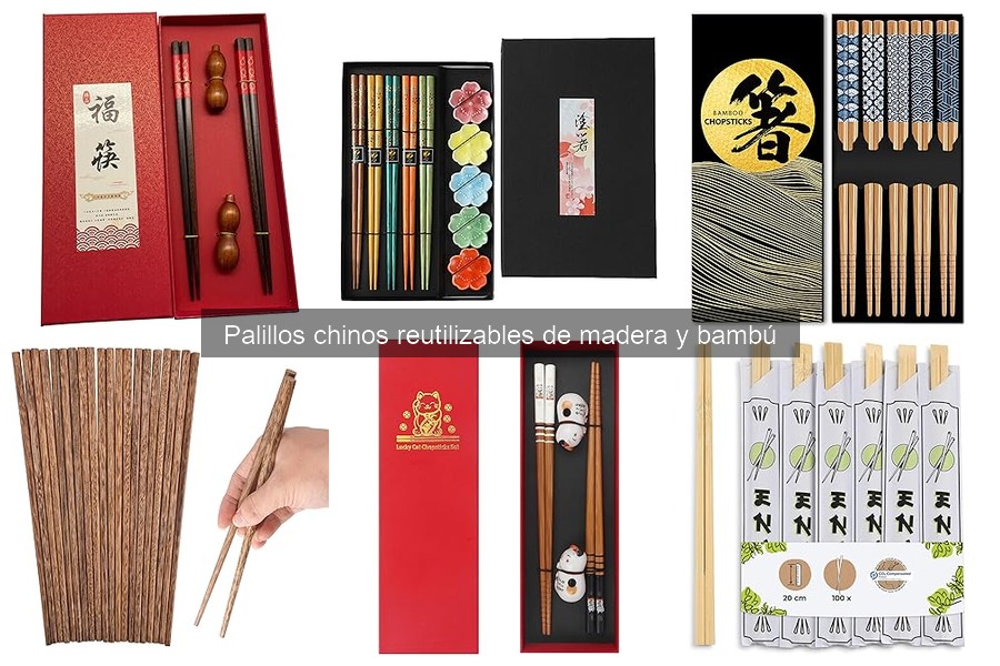 Guía para elegir palillos chinos reutilizables de madera y bambú
