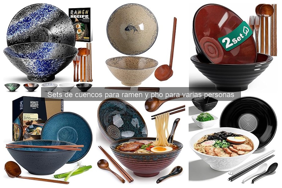 Guía para elegir sets de cuencos para ramen y pho