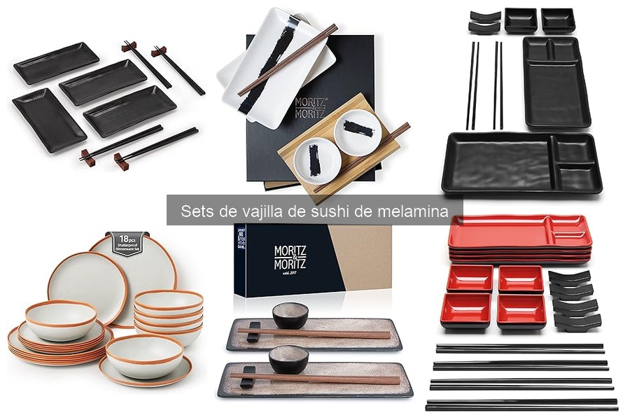 Guía para elegir sets de vajilla de sushi de melamina