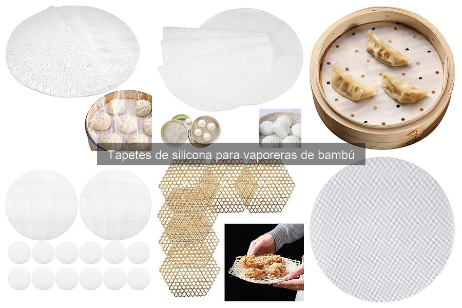 Guía para Usar Tapetes de Silicona en Vaporeras de Bambú