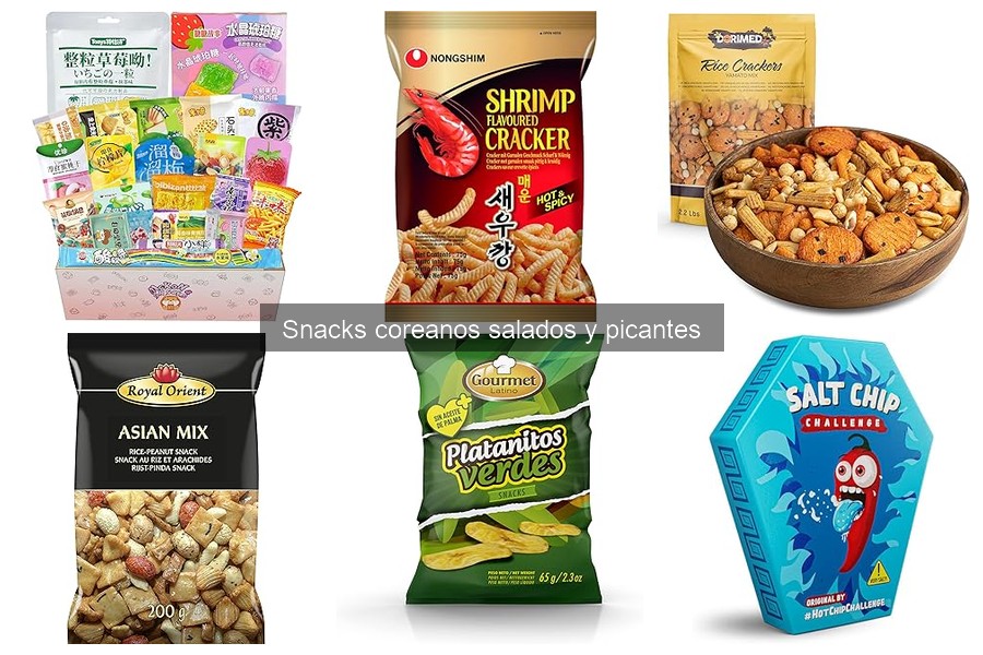 Ideas Creativas para Servir Snacks Coreanos Salados y Picantes