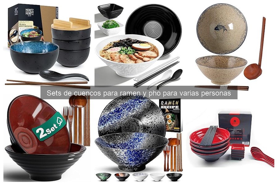 Ideas únicas para regalar sets de cuencos de ramen y pho