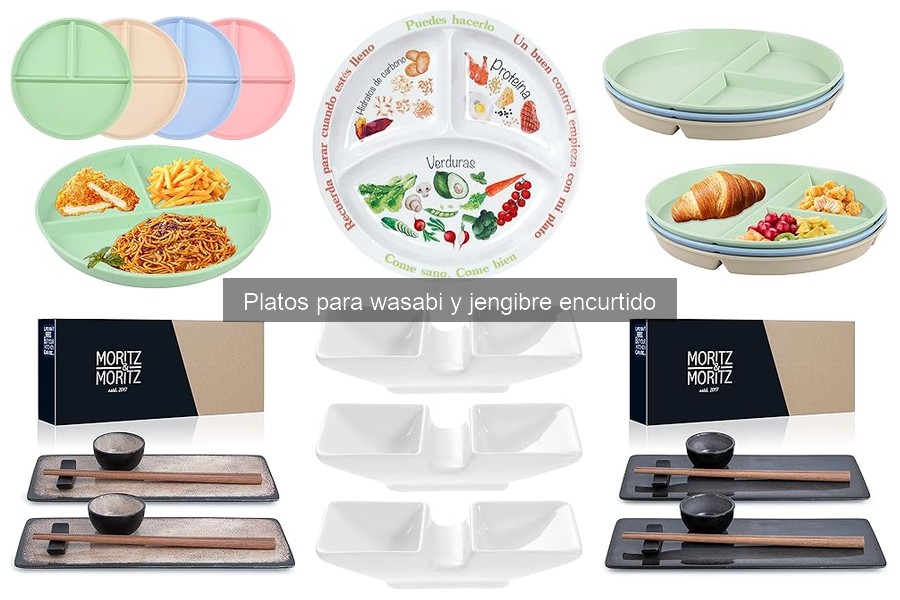 Innovaciones en Platos para Wasabi y Jengibre Encurtido