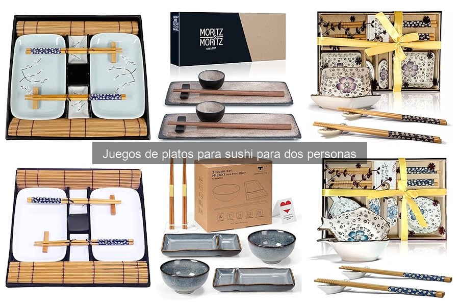 Las mejores combinaciones de vajilla para platos de sushi