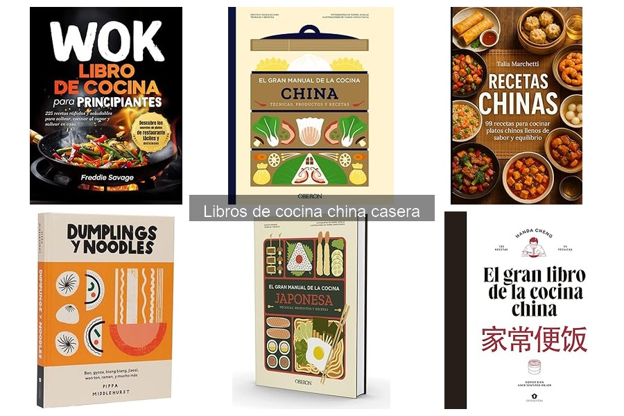 Libros de cocina china: ¿dónde comprarlos a buen precio?