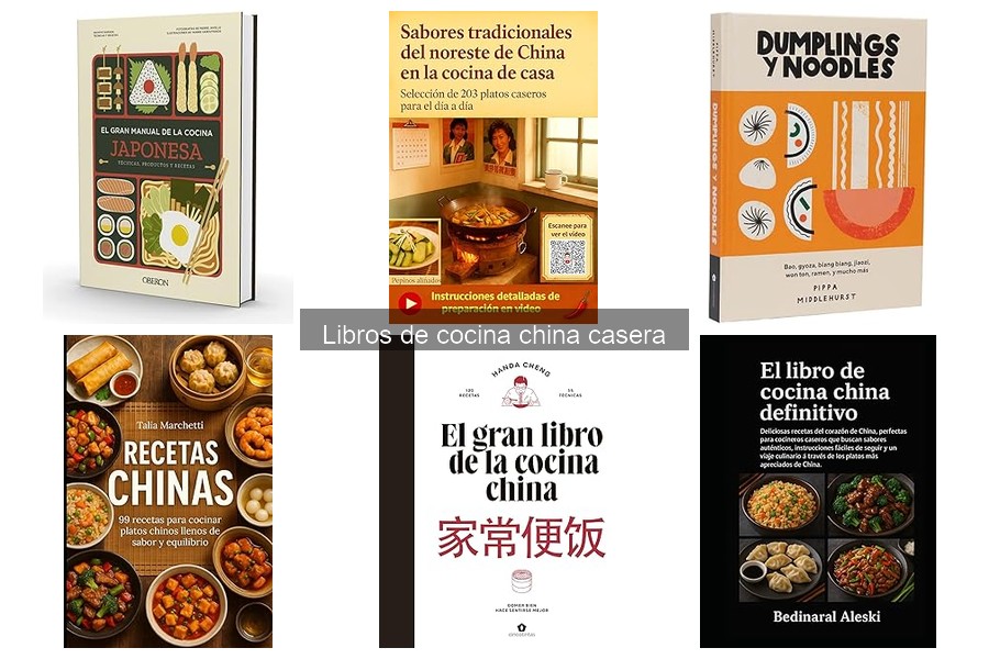 Libros de cocina china recomendados por chefs expertos